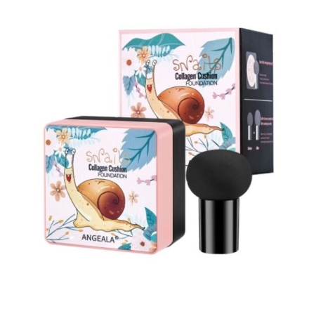 Podkład Pod Makijaż Snails Collagen Poduszka Powietrzna ANGEALA